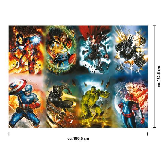 Puzzle Trefl Vingadores Lendas Em Ação de 8000 Pçs