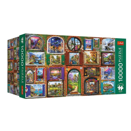 Puzzle Trefl Janelas Das Estações de 10000 Pçs