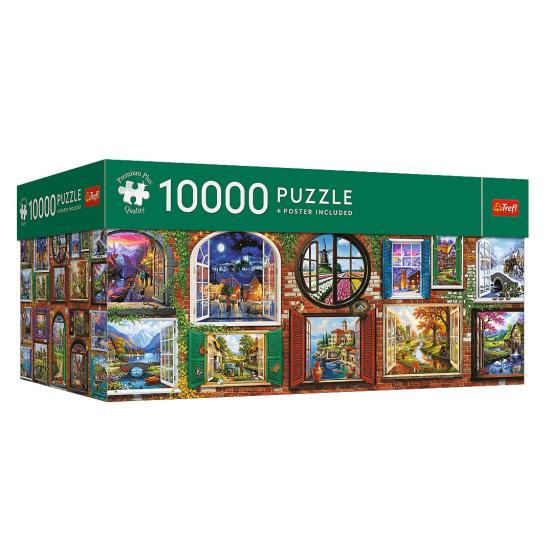 Puzzle Trefl Janelas Das Estações de 10000 Pçs