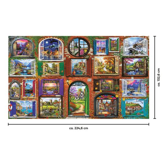 Puzzle Trefl Janelas Das Estações de 10000 Pçs
