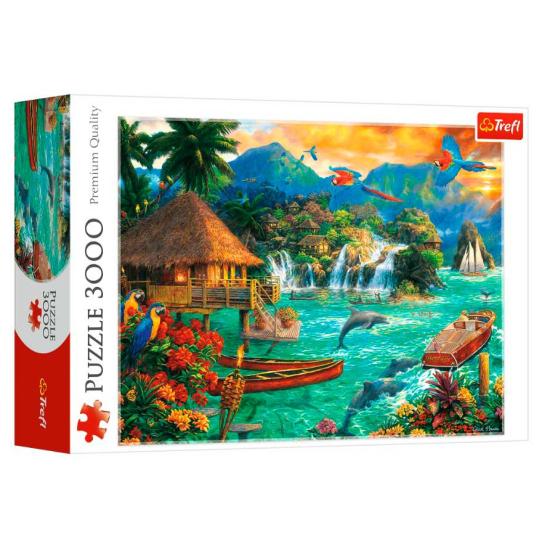 Puzzle Trefl Vida na Ilha de 3000 peças