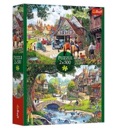 Puzzle Trefl Vida idílica 2x500 Peças