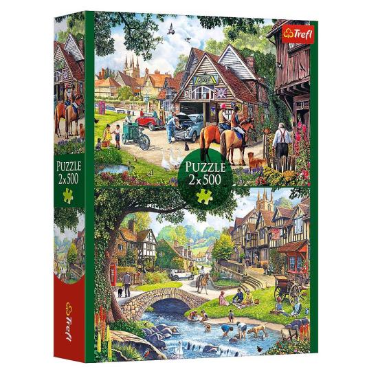 Puzzle Trefl Vida idílica 2x500 Peças