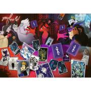 Puzzle Trefl Vilões Disney Somente boas cartas de 1000 Pçs