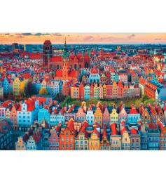 Puzzle Trefl Vista de Gdansk, Polónia 1000 Peças