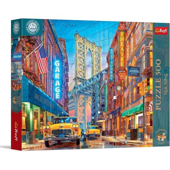 Puzzle Trefl Vista da Ponte de Manhattan de 500 Peças