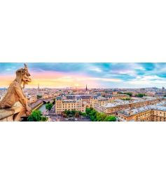 Puzzle Trefl  Vista da Catedral de Notre Dame 1000 peças