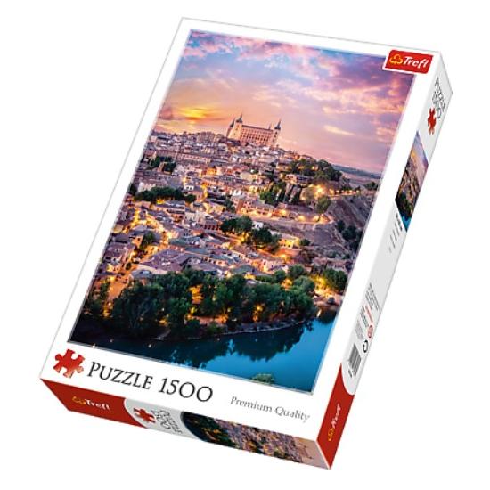 Puzzle Trefl Vistas Da Cidade de Toledo, Espanha de 1500 Peças