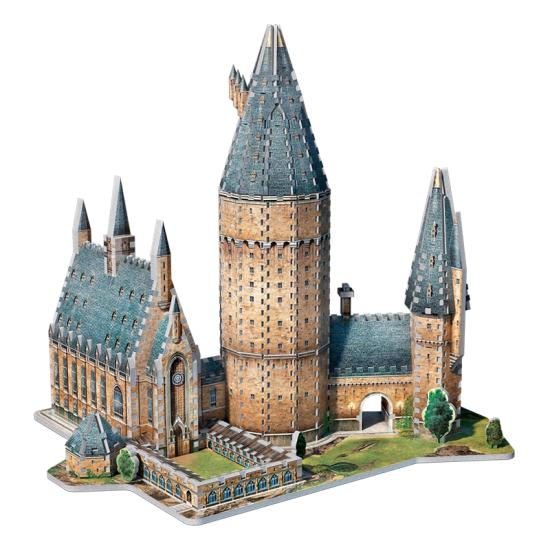 Puzzle Wrebbit 3D O Grande Salão Harry Potter 850 peças