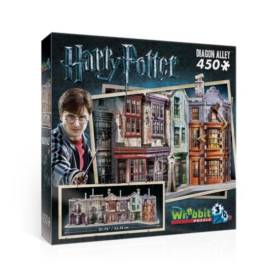 Puzzle 3D Wrebbit Harry Potter Beco Diagonal 450 Peças