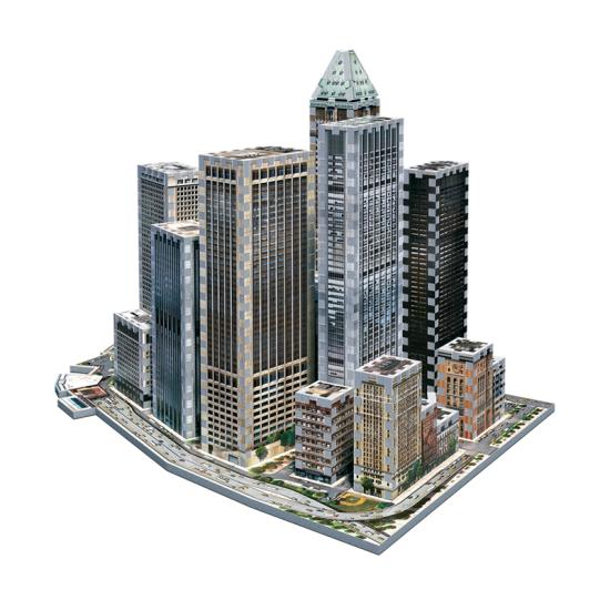 Puzzle Wrebbit Manhattan Financial City 3D 925 Peças