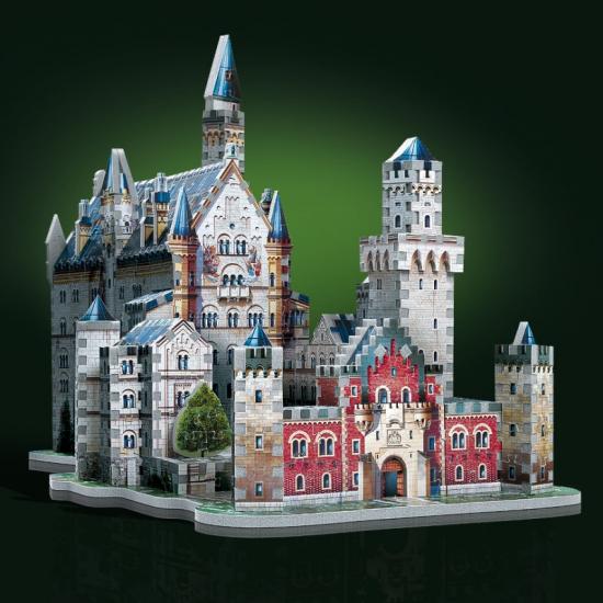 Puzzle Wrebbit Castelo do Rei Louco 3D 890 Peças 3D 890 P
