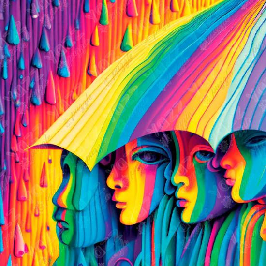 Puzzle Yazz Arcoíris de 1023 peças