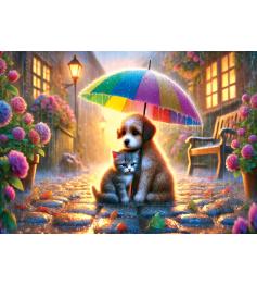 Puzzle Yazz Sob O Guarda-Chuva de 1000 peças