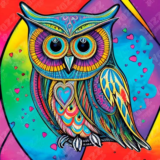 Puzzle Yazz Coruja Boho de 1023 peças