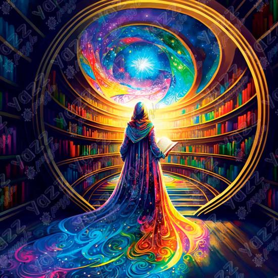 Puzzle Yazz Biblioteca Multiversal de 1023 peças Puzzle Yazz Biblioteca Multiversal de 1023 peças