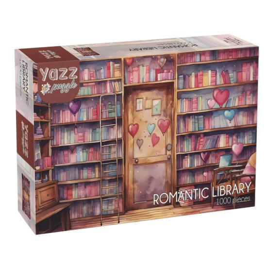 Puzzle Yazz Biblioteca Romântica de 1000 peças