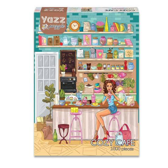 Puzzle Yazz Café Aconchegante de 1000 peças