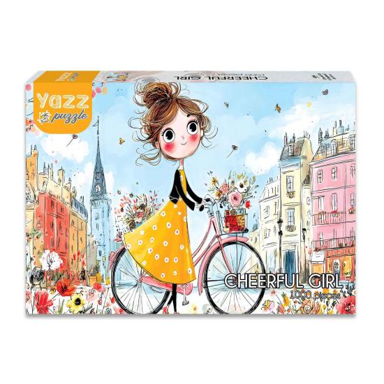 Puzzle Yazz Menina Alegre de 1000 peças