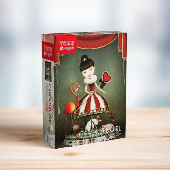 Puzzle Yazz Garota Carrossel de 1000 peças