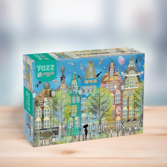 Puzzle Yazz Cidade Belga de 1000 peças