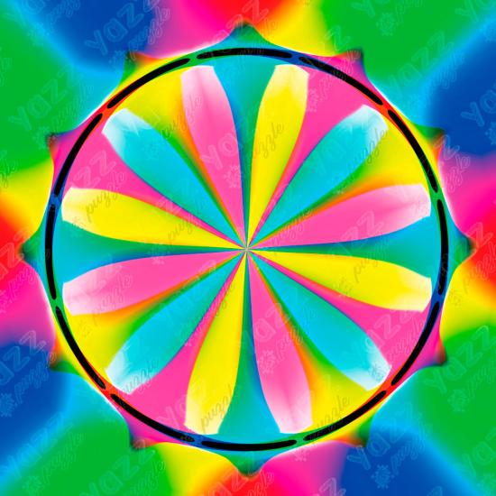 Puzzle Yazz Ormanente Colorido de 1023 peças