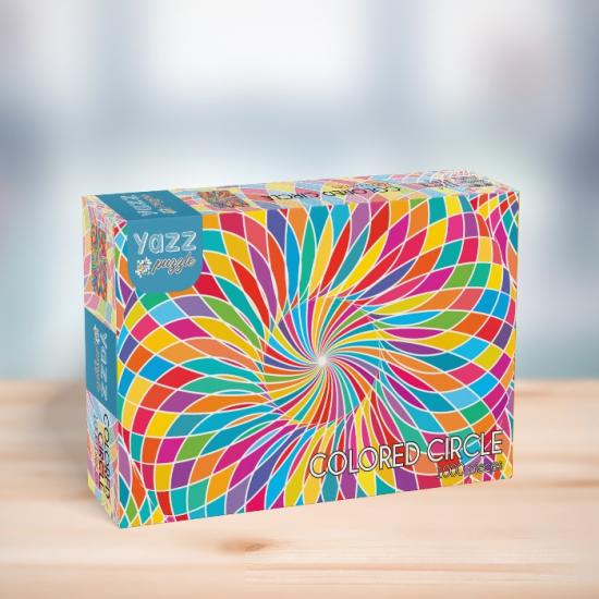 Puzzle Yazz Círculo Colorido de 1000 peças