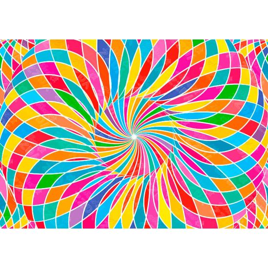 Puzzle Yazz Círculo Colorido de 1000 peças