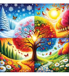Puzzle Yazz Quatro Estações de 1023 peças