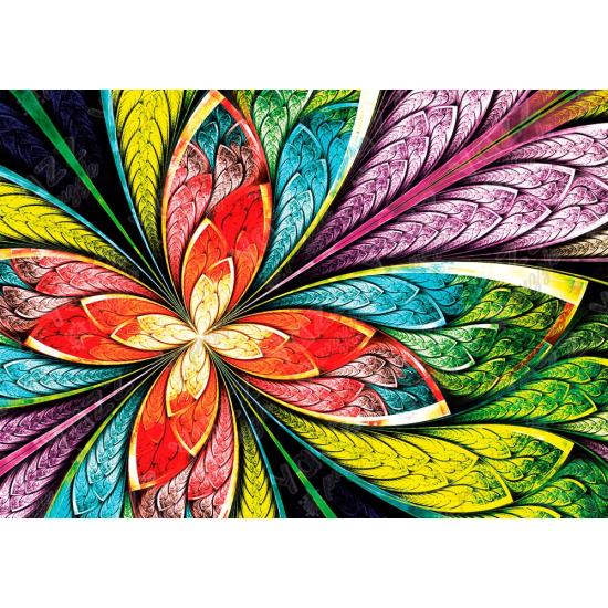 Puzzle Yazz Flor Colorida de 1000 peças
