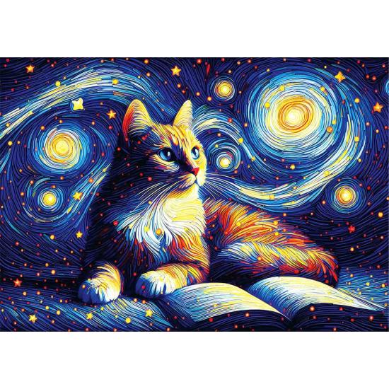 Puzzle Yazz Gato Estrelado de 1000 peças