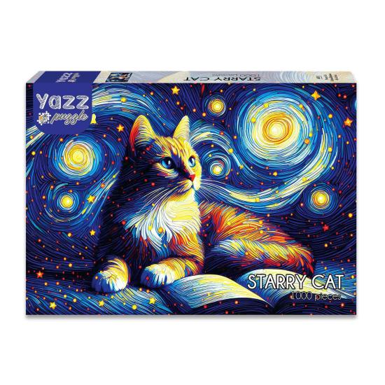 Puzzle Yazz Gato Estrelado de 1000 peças