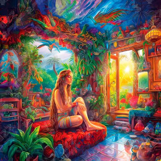 Puzzle Yazz Casa no Céu de 1023 peças Puzzle Yazz Casa no Céu de 1023 peças