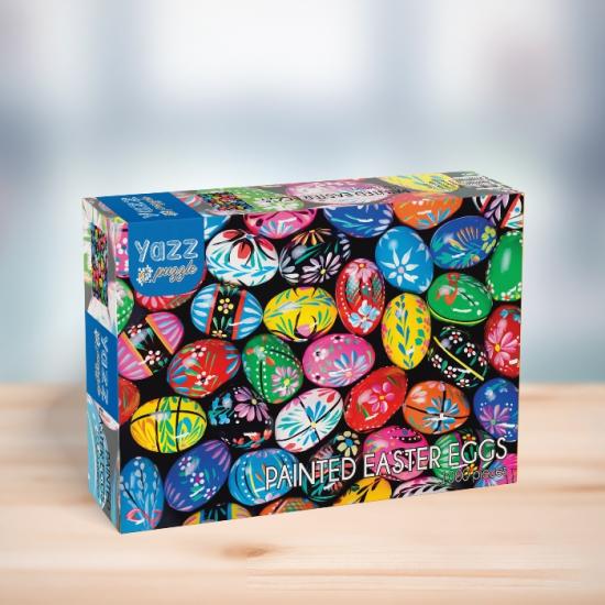Puzzle Yazz Ovos de Páscoa Pintados de 1000 peças Puzzle Yazz Ovos de Páscoa Pintados de 1000 peças