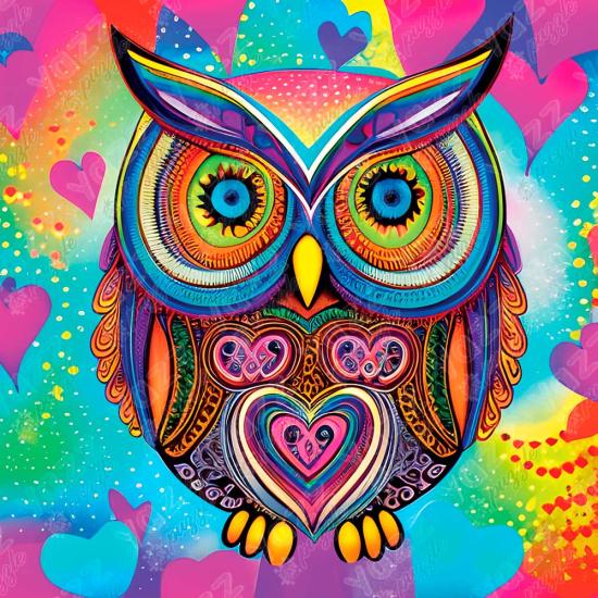 Puzzle Yazz Coruja Fofa de 1023 peças