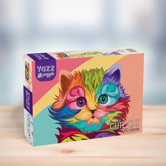Puzzle Yazz Gato Fofo de 1000 peças