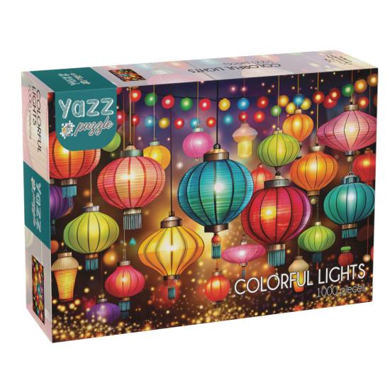 Puzzle Yazz Luzes Coloridas de 1000 peças