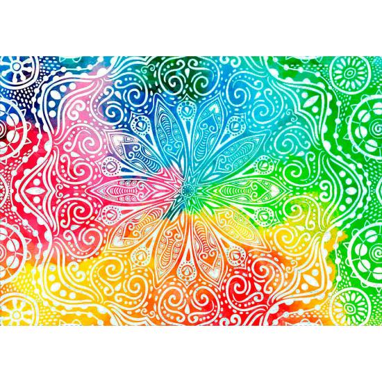 Puzzle Yazz Mandala de Flores de 1000 peças Puzzle Yazz Mandala de Flores de 1000 peças