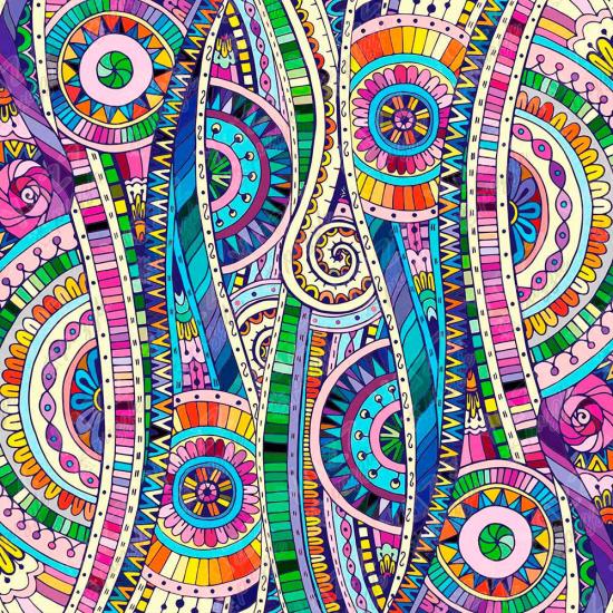 Puzzle Yazz Mosaico Geométrico de 1023 peças