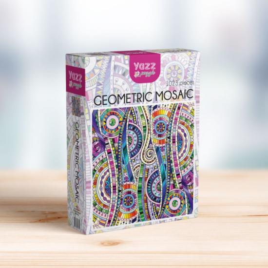 Puzzle Yazz Mosaico Geométrico de 1023 peças