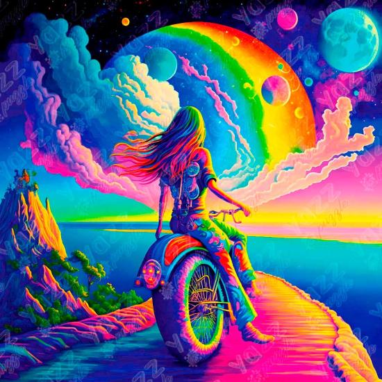 Puzzle Yazz Passeio do Arco-íris de 1023 peças