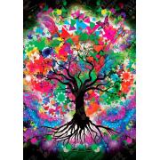 Puzzle Yazz Árvore Colorida de 1000 peças