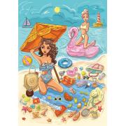Puzzle Yazz Hora De Ir À Praia de 1000 peças