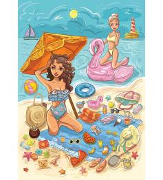 Puzzle Yazz Hora De Ir À Praia de 1000 peças