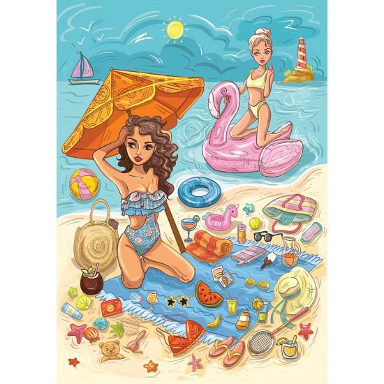 Puzzle Yazz Hora De Ir À Praia de 1000 peças