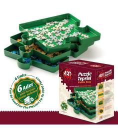 Separador de peças de Puzzle de arte, 6 bandejas