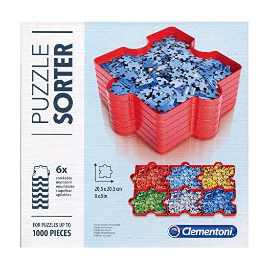 Separador de peças Clementoni, 6 bandejas