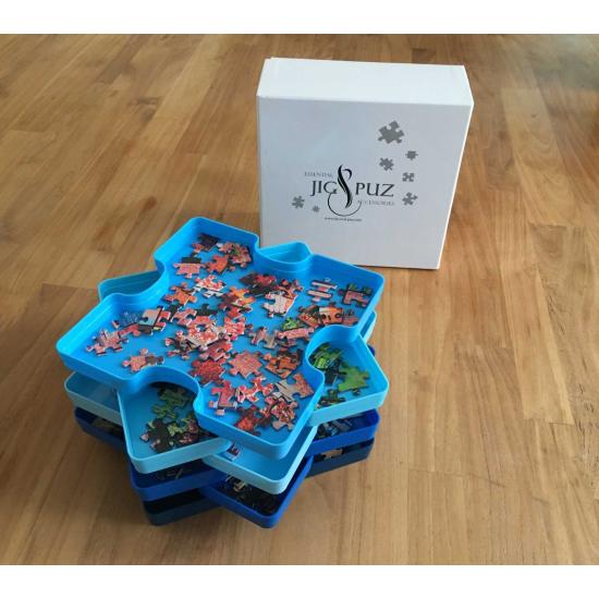 Separador de peças Jig and Puzz, 6 bandejas