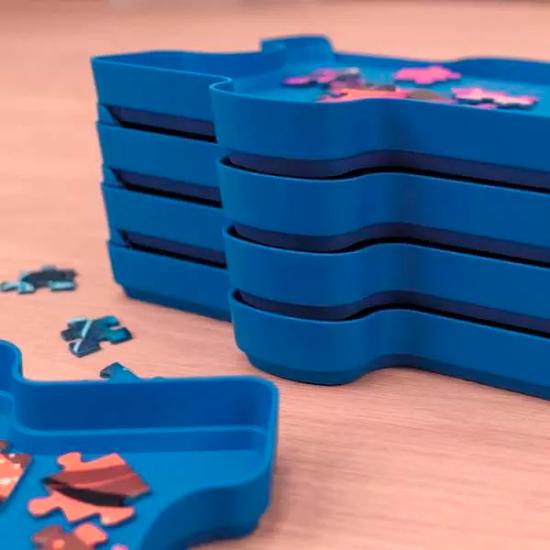 Separador de peças Ravensburger Sort and Go de 8 bandejas