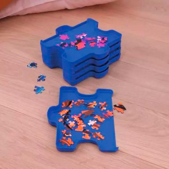 Separador de peças Ravensburger Sort and Go de 8 bandejas